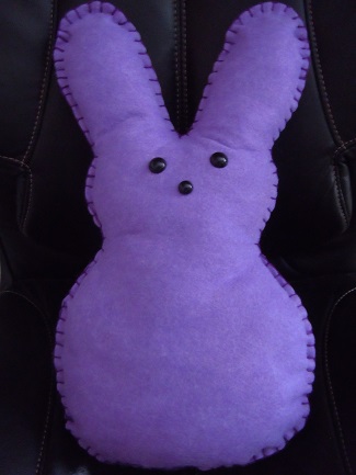 Easter bunny peep pillow pattern